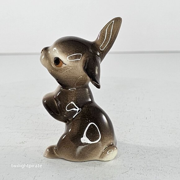 Hagen Renaker DW Baby Rabbit Facing Left Brown Figurine Bunny - Picture 4 of 6